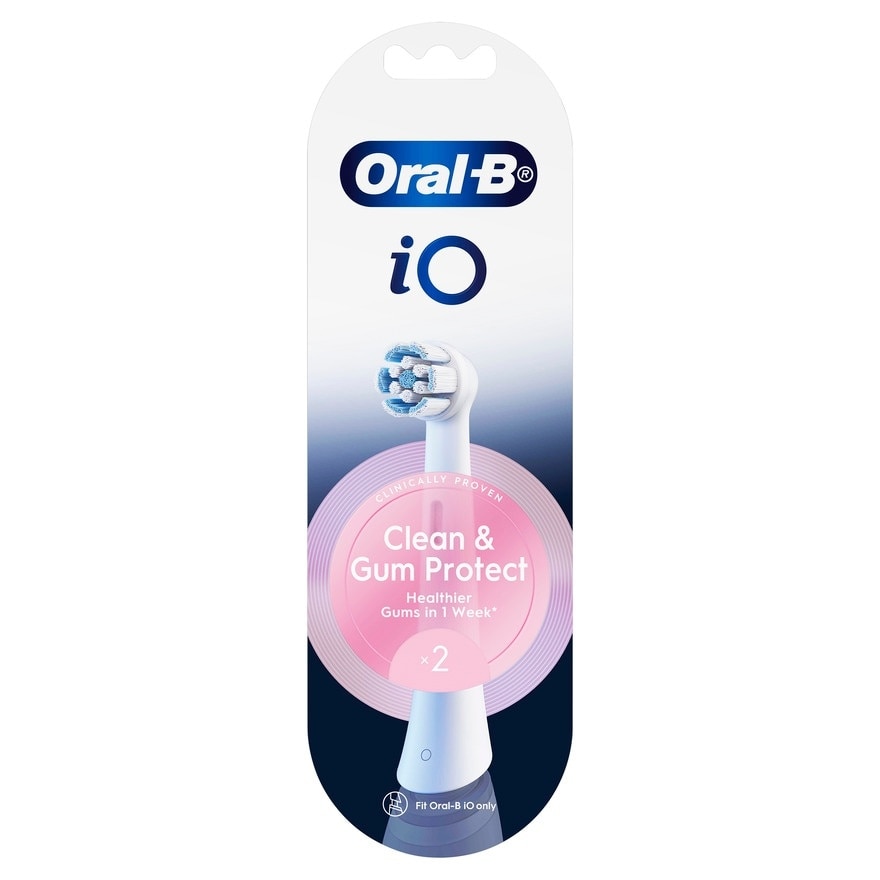 ออรัล-บี หัวแปรงสีฟันไฟฟ้า ไอโอ คลีน แอนด์ กัม โพรเทค รีฟิล 2 ชิ้น