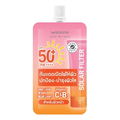 Watsons Watsons Solar Filter Very High Protection Bright Face  Body Lotion SPF50+ PA++++ 15ml