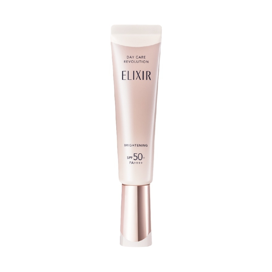 Elixir อิลิคเซอร์ เดย์ แคร์ รีโวลูชั่น ไบร์ทเทนนิ่ง+บีเอ เอสพีเอฟ50+ พีเอ++++ 35 มล.