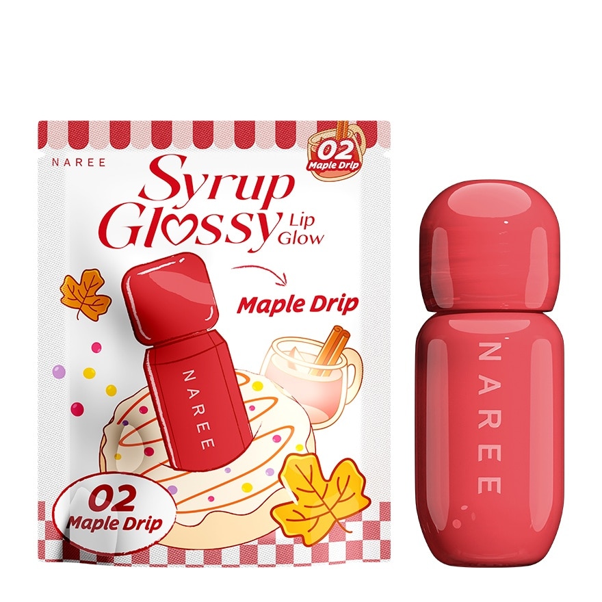 นารี ไซรัป กลอสซี่ ลิป โกลว์ เบอร์ 02 เมเปิ้ล ดริป
