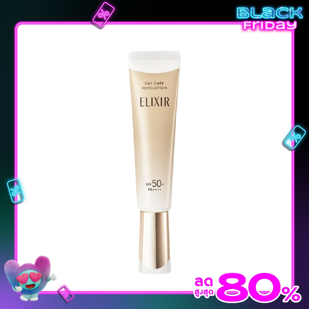 Elixir อิลิคเซอร์ เดย์ แคร์ รีโวลูชั่น+บีเอ เอสพีเอฟ50+ พีเอ++++ 35 มล.