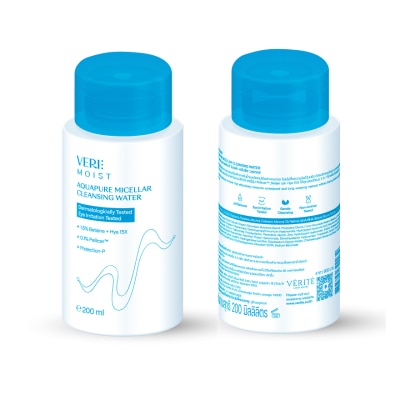 Verite เวรี่ มอยส์ อควาเพียวร์ ไมเซล่า คลีนซิ่ง วอเตอร์ 200 มล.