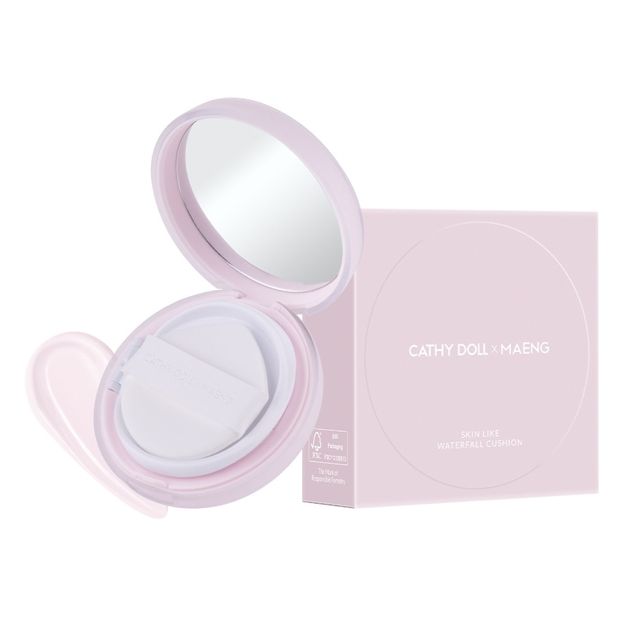 Cathy Doll x Maeng Skin Like Waterfall Cushion SPF38 PA+++ 15g. 01 Bora