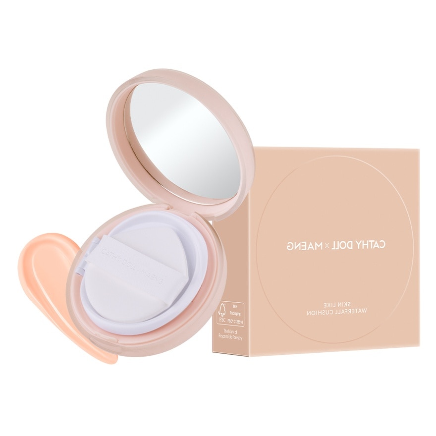 เคที่ดอลล์ เอ็กซ์ แมง สกิน ไลก์ วอเตอร์ฟอลล์ คุชชั่น SPF38 PA+++ 15ก. 03 พีช