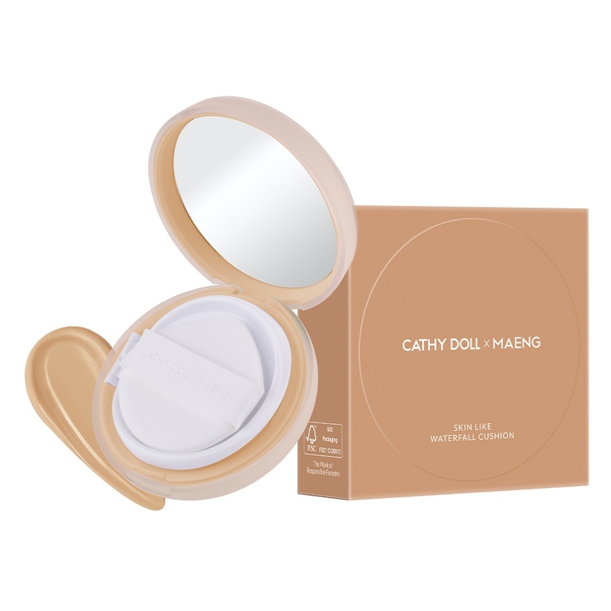 เคที่ดอลล์ เอ็กซ์ แมง สกิน ไลก์ วอเตอร์ฟอลล์ คุชชั่น SPF38 PA+++ 15ก. 05 แซนด์