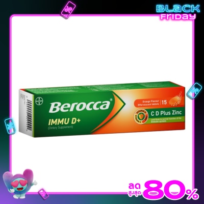 Berocca Berocca IMMU D+ Orange Flavor 15 Tablet