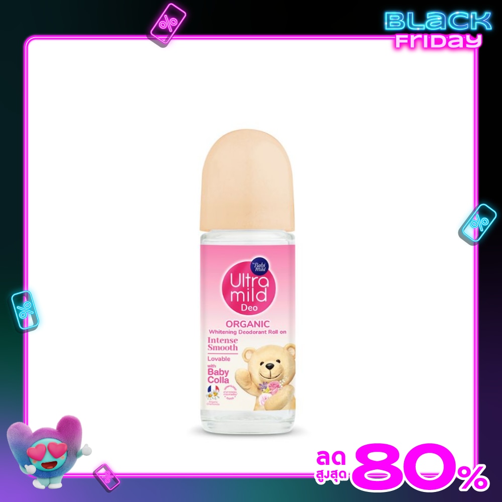 Ultra Mild Ultra Mild Organic Whitening Deodorant Roll On Intense Smooth 40 Ml.