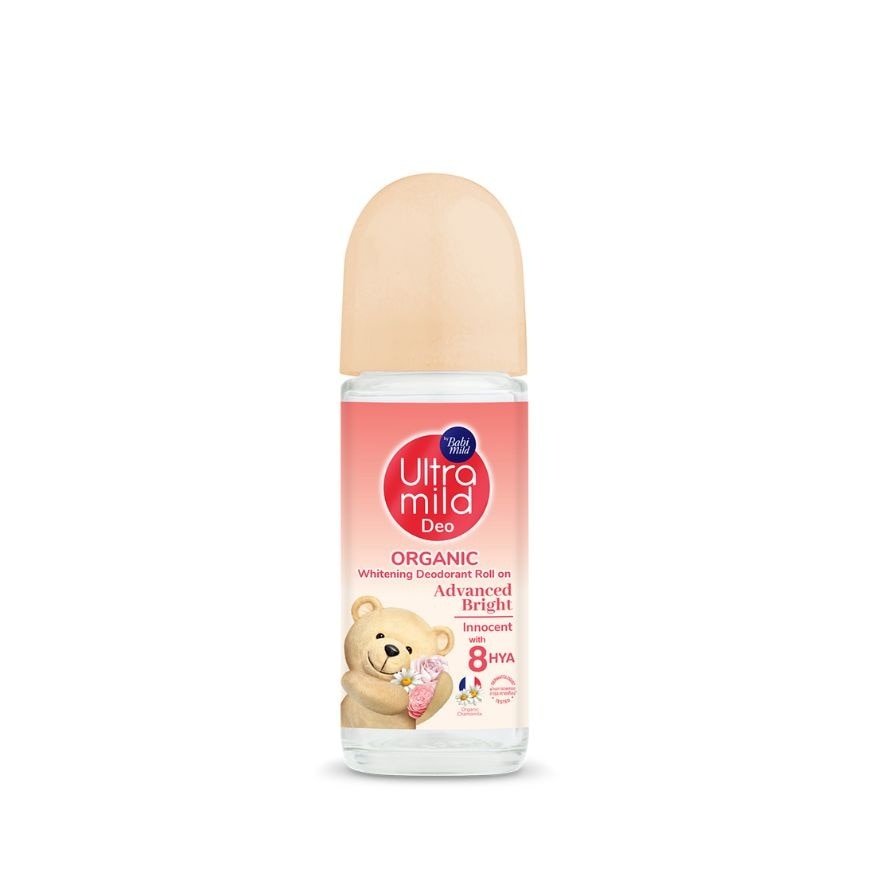 Ultra Mild Ultra Mild Organic Whitening Deodorant Roll On Advanced Bright 40 Ml.