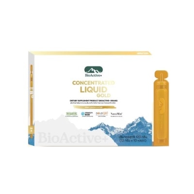 Bio Active ไบโอ แอคทีฟ พลัส คอนเซนเทรท ลิควิด โกลด์ 10 หลอด กลิ่นเฟรชเลม่อน