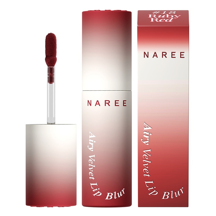 Naree Airy Velvet Lip Blur 3g. 18 Ruby Red