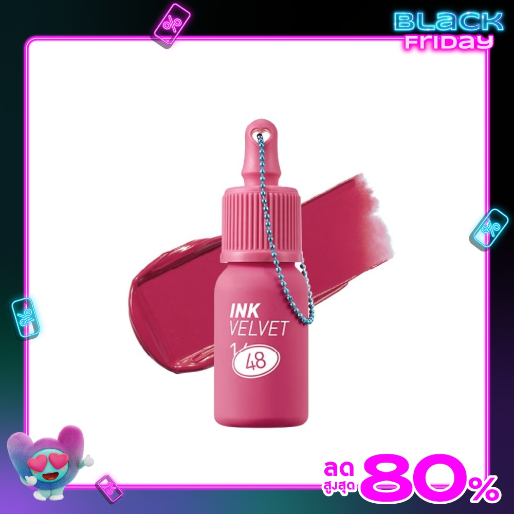 Peripera เพอริเพอร่า อิ้งค์ เวลเวท ลิป 4ก. 48 100 ฮาร์ท