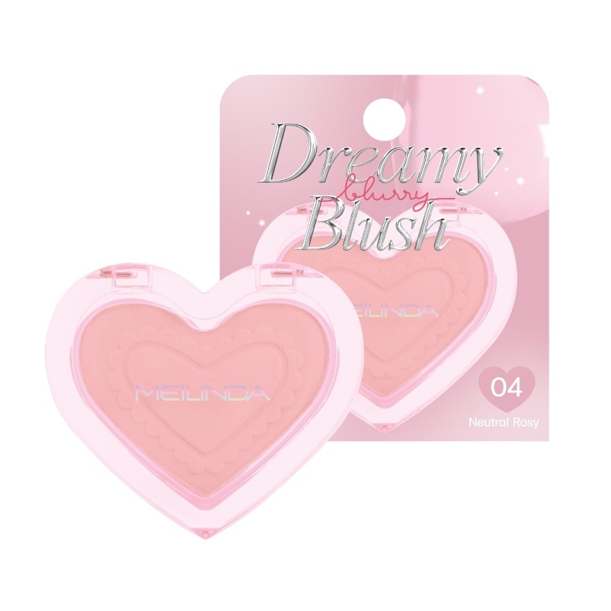 Meilinda Dreamy Blurry Blush 2.8g. 04 Neutral Rosy