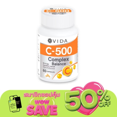 Vida - Vida C-500 Complex Balance 60 Capsules