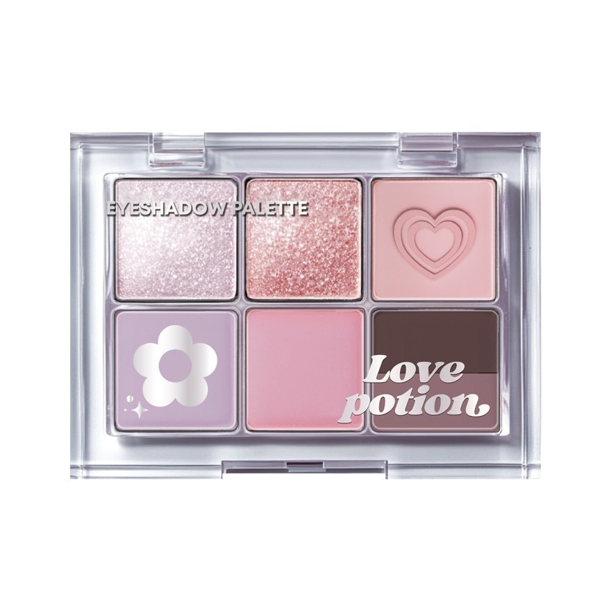 Love Potion Girls Eyeshadow Palette 6.2g. 01 Pink Pop