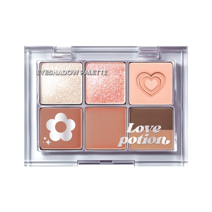Love Potion Girls Eyeshadow Palette 6.2g. 02 Peach Please