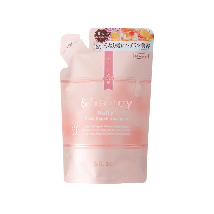 &honey Honey Shampoo Melty Moist Repair Refill 350 Ml.