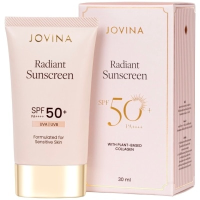 Jovina โจวีน่า เรเดียนท์ ซันสกรีน SPF50+ PA++++ 30ก. เบจ