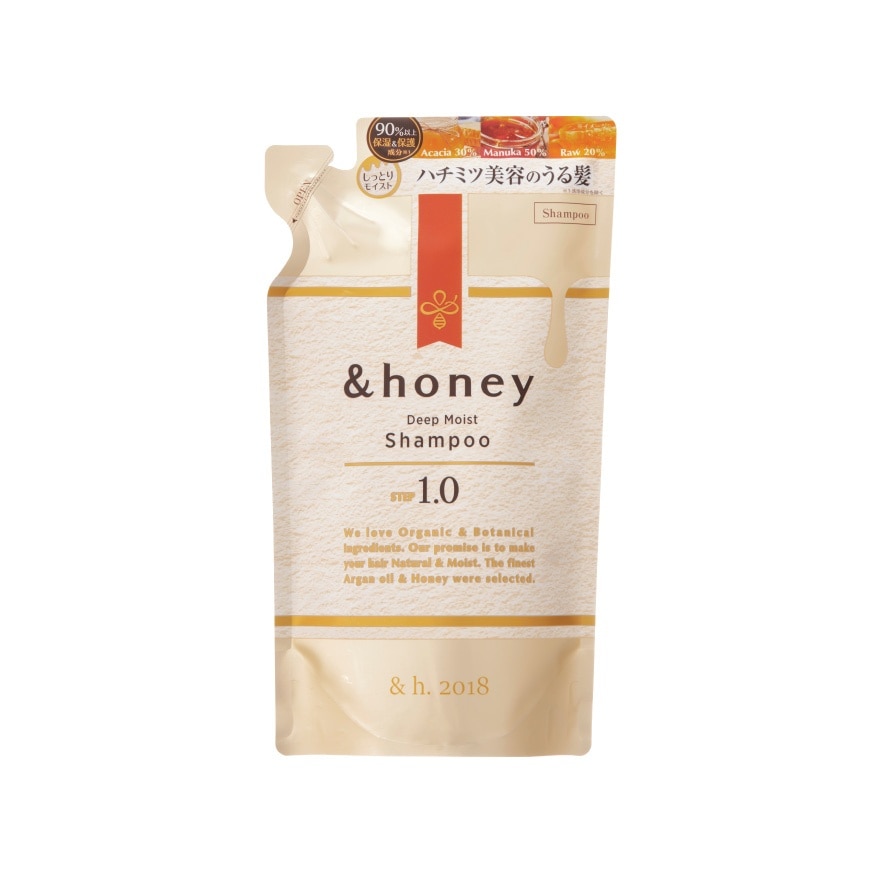 &honey Honey Shampoo Deep Moist Refill 350 Ml.