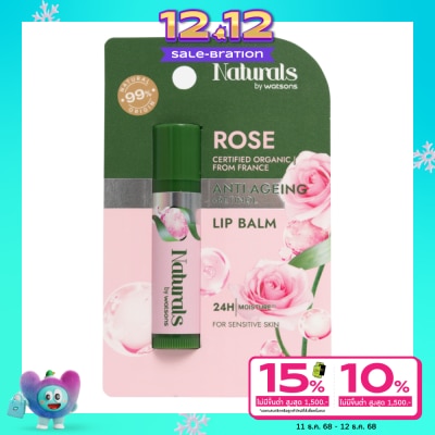 Naturals by Watsons Naturals By Watsons Rose Anti-Ageing Lip Balm 4.5g.