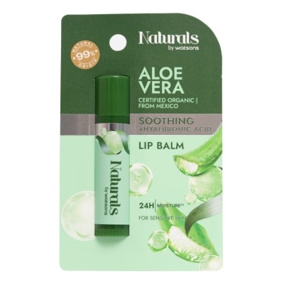 Naturals by Watsons Naturals By Watsons Aloe Vera Soothing Lip Balm 4.5g.