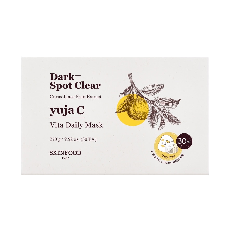Skinfood Yuja C Vita Daily Mask 30'S