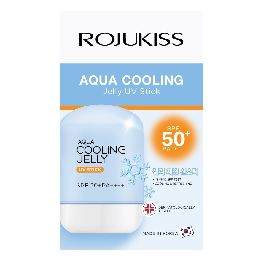 Rojukiss โรจูคิส ยูวี สติ๊ก อะควา คูลลิ่ง เจลลี่ เอสพีเอฟ 50+ พีเอ++++ 20 กรัม