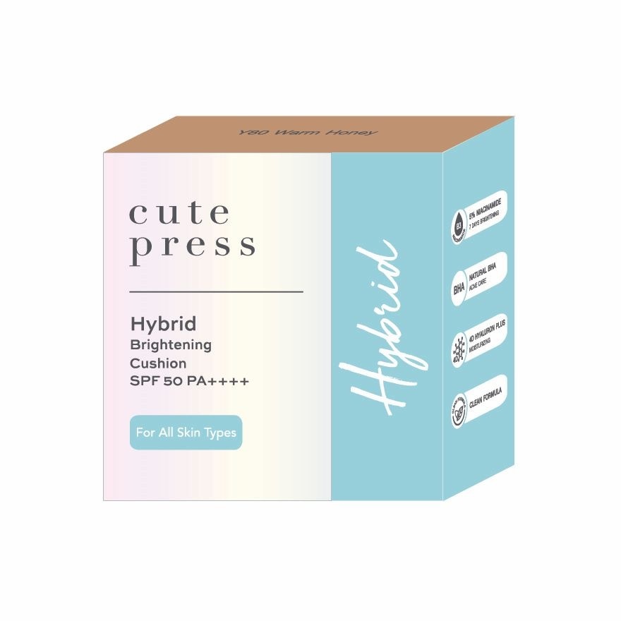 Cute Press คิวท์เพรส คุชชั่น ไฮบริด 15ก. Y80
