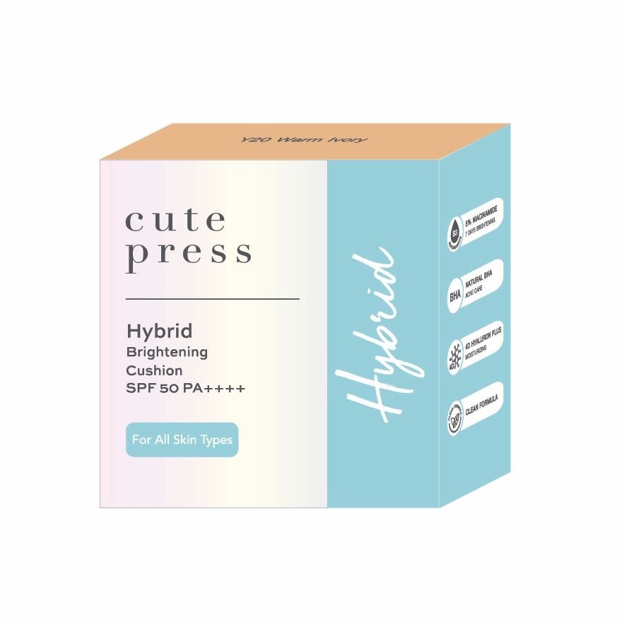 Cute Press คิวท์เพรส คุชชั่น ไฮบริด 15ก. Y20