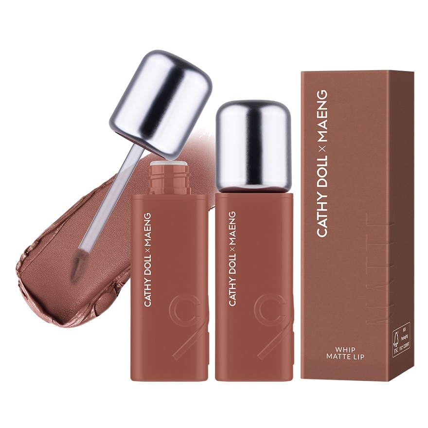 Cathy Doll x Maeng Whip Matte Lip 2.8g. 10 Teddy
