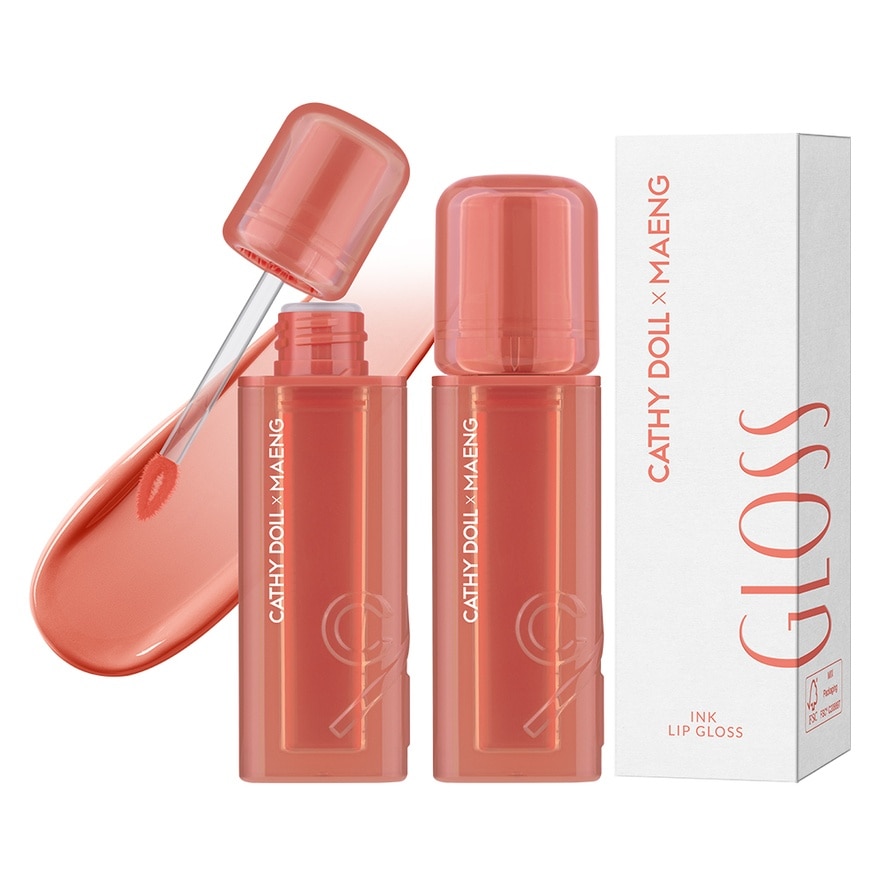 Cathy Doll x Maeng Ink Lip Gloss 3.2g. 06 Peach Tok