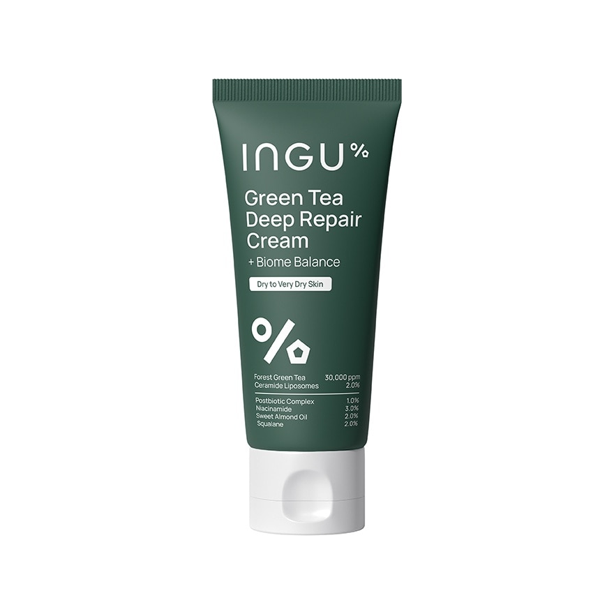 INGU Green Tea Deep Repair Cream +Biome Balance 50 ml.
