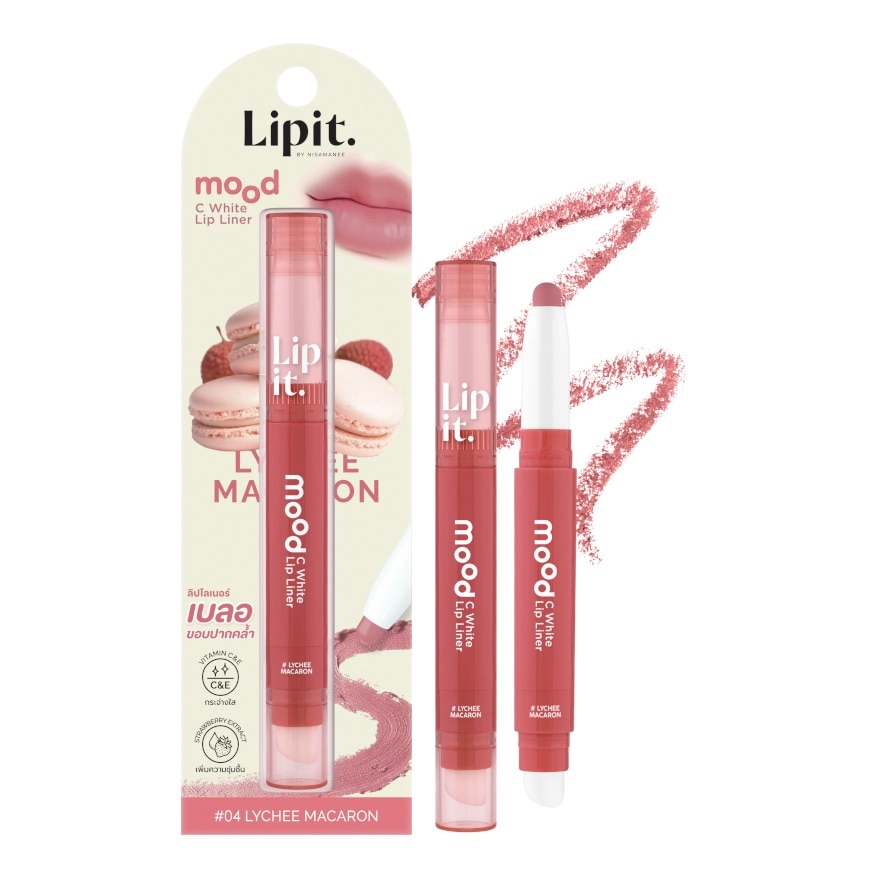 Lip It Mood C White Lip Liner 0.55g. 04 Lychee Macaron