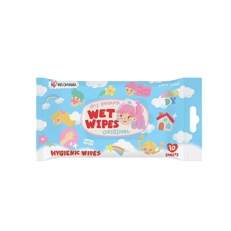 Iris Ohyama Original Wet Wipes 10 Sheet