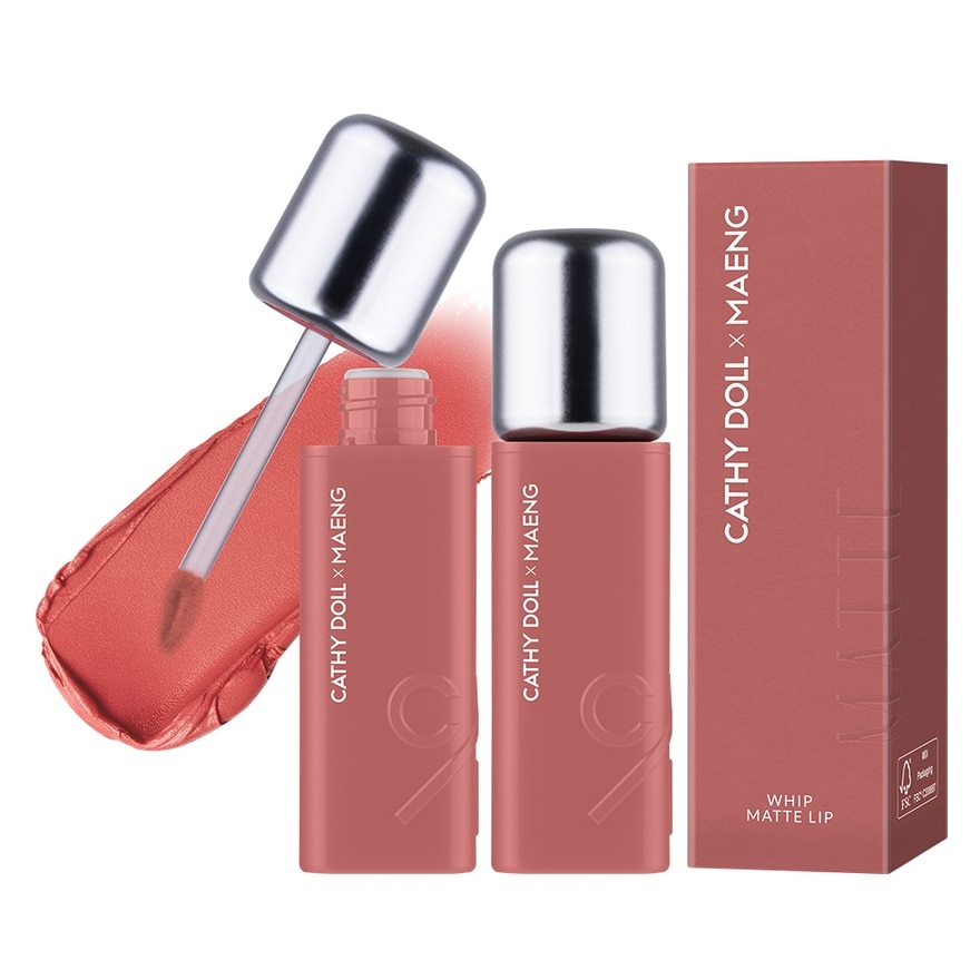 Cathy Doll x Maeng Whip Matte Lip 2.8g. 07 Peach Dream