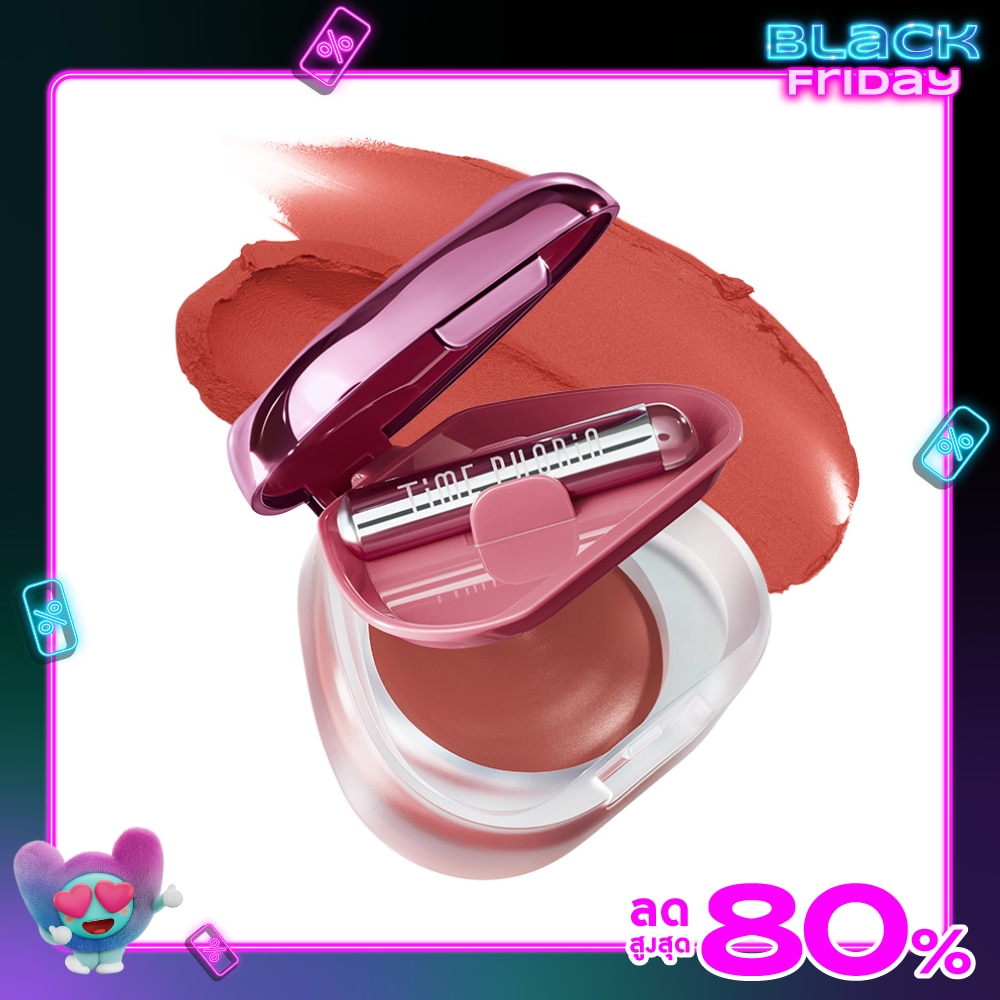 Time Phoria ไทม์ฟอเรีย ออร์บิตา ลิป แอนด์ ชีค เบอรร์ริ่ง พอท 5ก. 002 เอเลีย