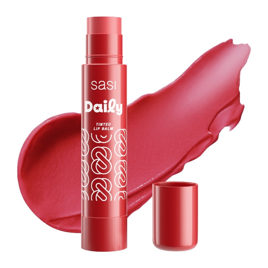 Sasi Daily Tinted Lip Balm 3.5g. 04 Cherry Chic
