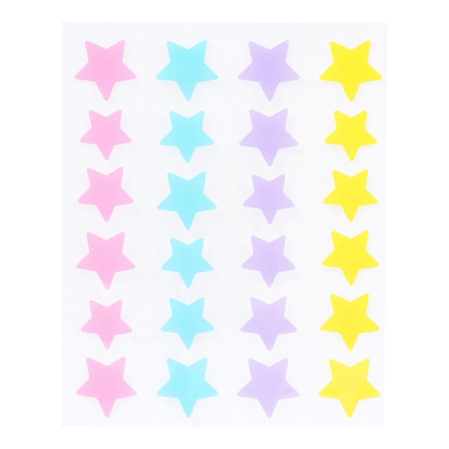 มูนซูน พาวเวอร์คิ้วท์ แพทช์ ดาวล้วน 24ชิ้น