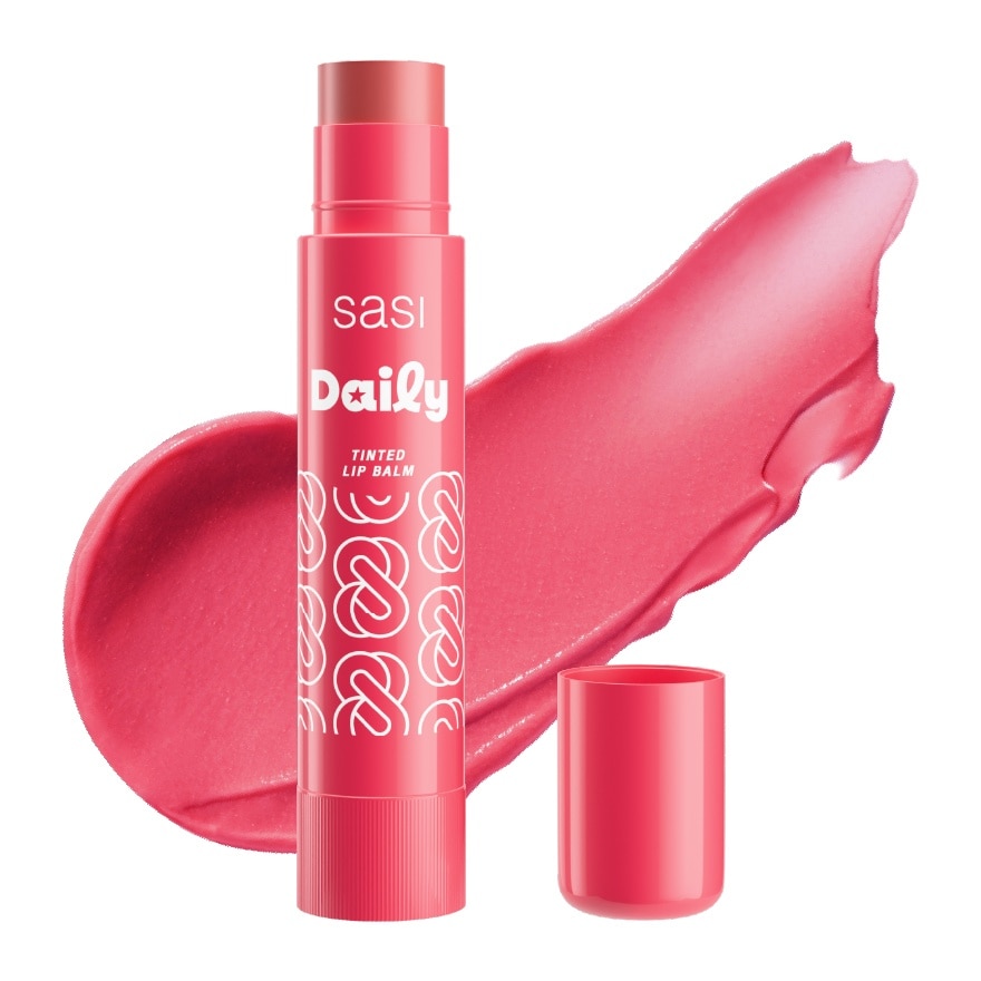 Sasi Daily Tinted Lip Balm 3.5g. 03 Dewy Rose