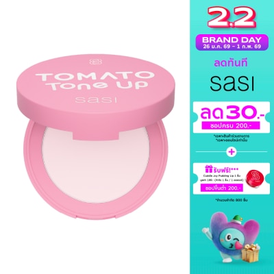 Sasi ศศิ โทเมโท่ โทน อัพ คอมแพค พาวเดอร์ร์ 4.5ก.