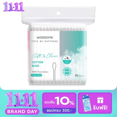 Watsons Watsons Cotton Buds 80 pcs. image