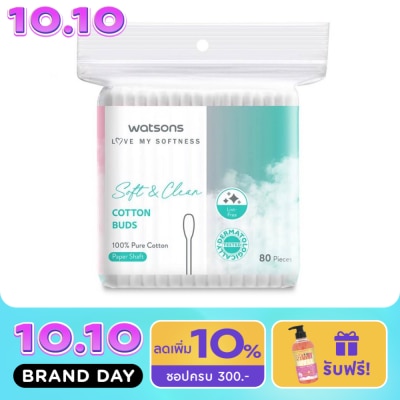 WATSONS วัตสัน สำลีก้าน 80 ก้าน. image