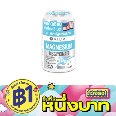 Vida - Vida Magnesium Bisglycinate Plus 30 Capsules image