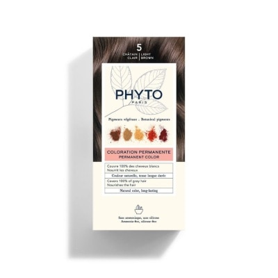 Phyto Phyto Permanent Color Ammonia-Free 5 Light Brown