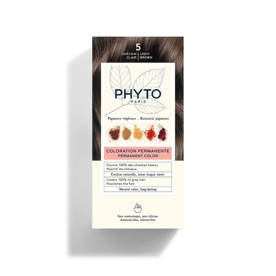 Phyto Permanent Color Ammonia-Free 5 Light Brown
