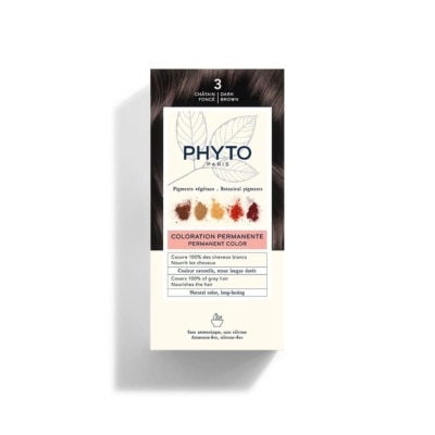 Phyto Phyto Permanent Color Ammonia-Free 3 Dark Brown