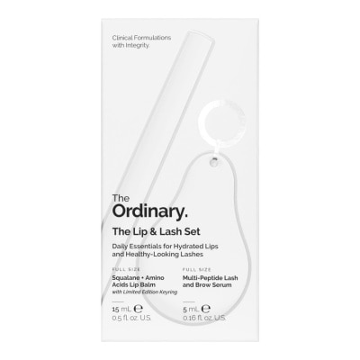 The Ordinary ดิ ออดินารี เดอะ ลิป แอนด์ แลช เซ็ต (ลิปบาล์ม 15 มล. + เซรั่มบำรุงขนตา 5 มล.)
