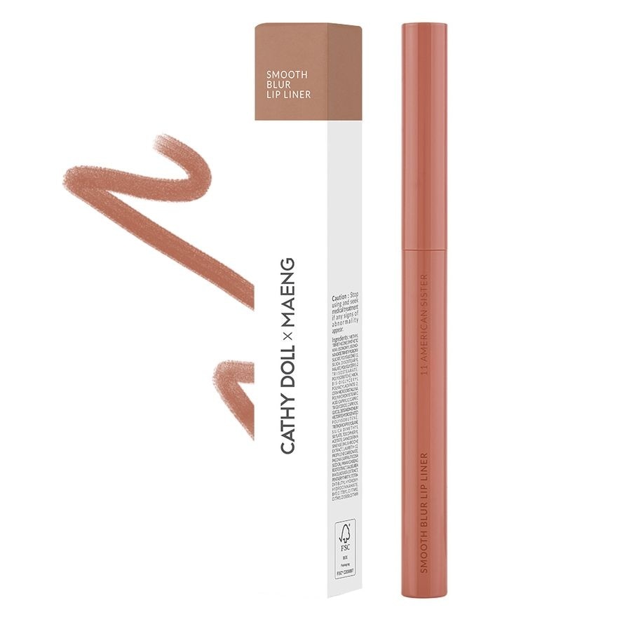 Cathy Doll เคที่ดอลล์ เอ็กซ์แมง สมูธ เบลอ ลิป ไลเนอร์ 0.4ก. 11 อเมริกัน ซิสเตอร์