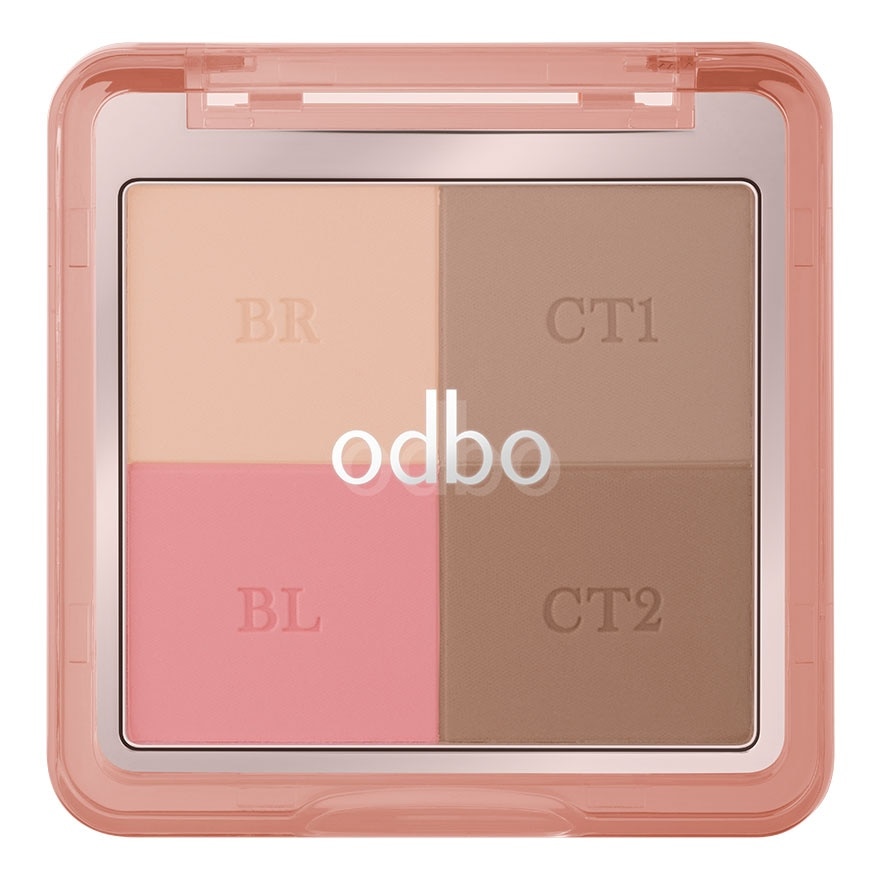 ODBO Odbo Glam & Shade Multi Palette Blush 01