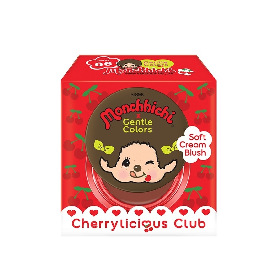 เจนเทิล คัลเลอร์ ม่อนชิชิ ซอฟท์ ครีม บลัช 4ก. 06 โทสต์