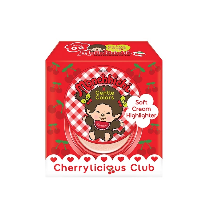 เจนเทิล คัลเลอร์ ม่อนชิชิ ซอฟท์ ครีม ไฮไลท์เตอร์ 4ก. 02 ฮันนี่